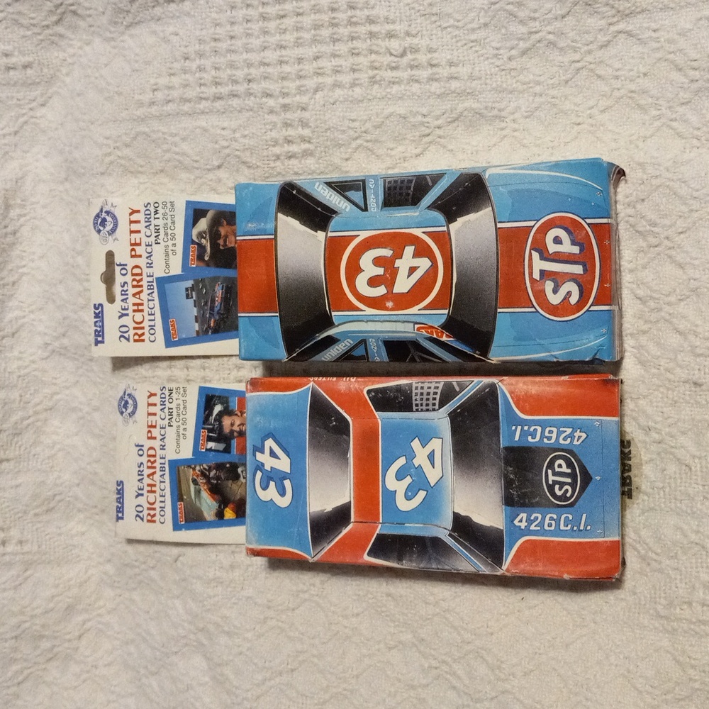 20 years of Richard Petty collectible race cards part 1 and part 2